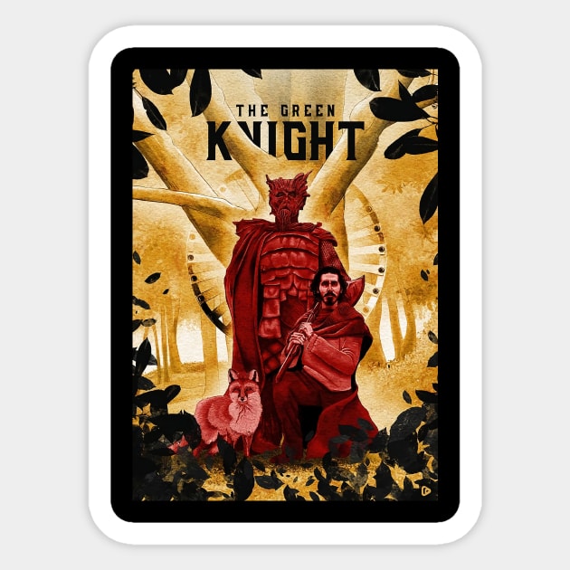 the green knight Sticker by stephens69